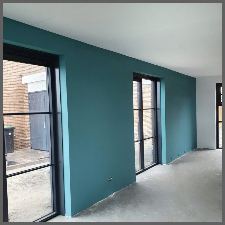 groene muur kleurwanden Prowalls Enschede