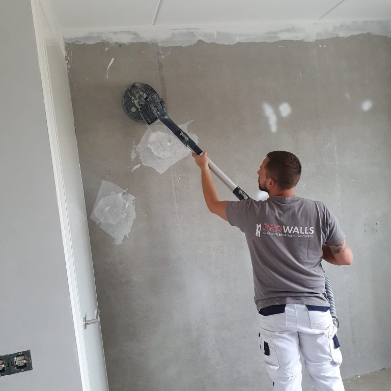 machinaal schuren van wanden